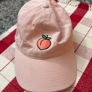 Pink peach hat
